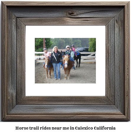 horse trail rides near me in Calexico, California